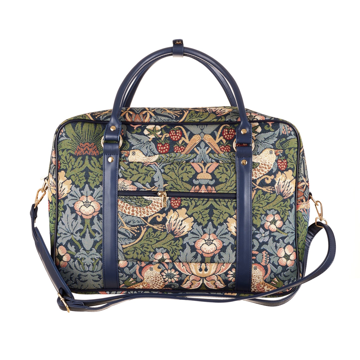 William Morris Strawberry Thief Blue - Cabin Bag