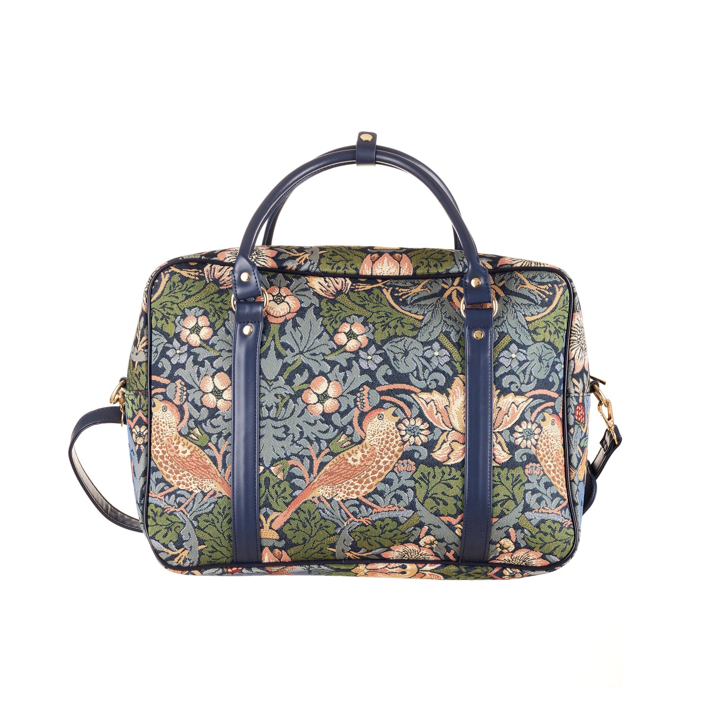 William Morris Strawberry Thief Blue - Cabin Bag