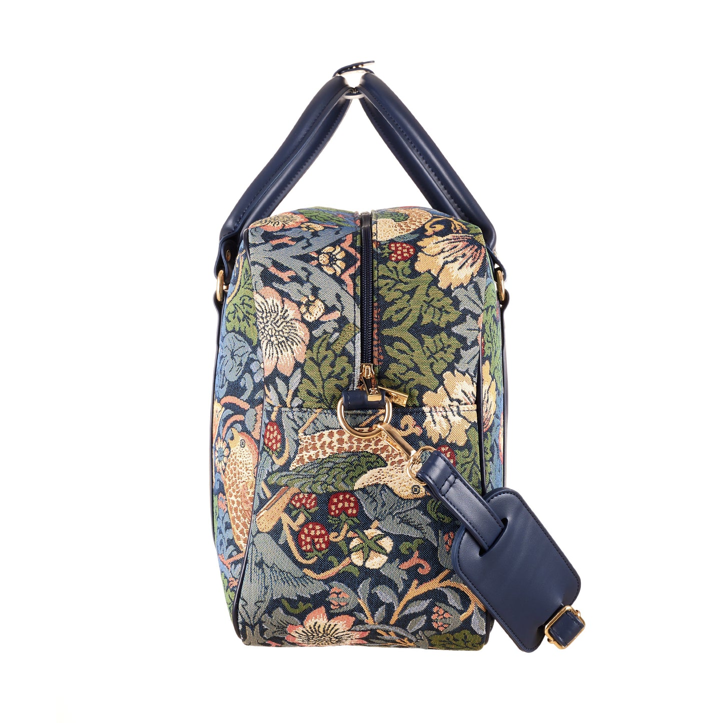 William Morris Strawberry Thief Blue - Cabin Bag