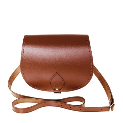 Cooper Allan Handmade Leather Saddle Bag - Chestnut