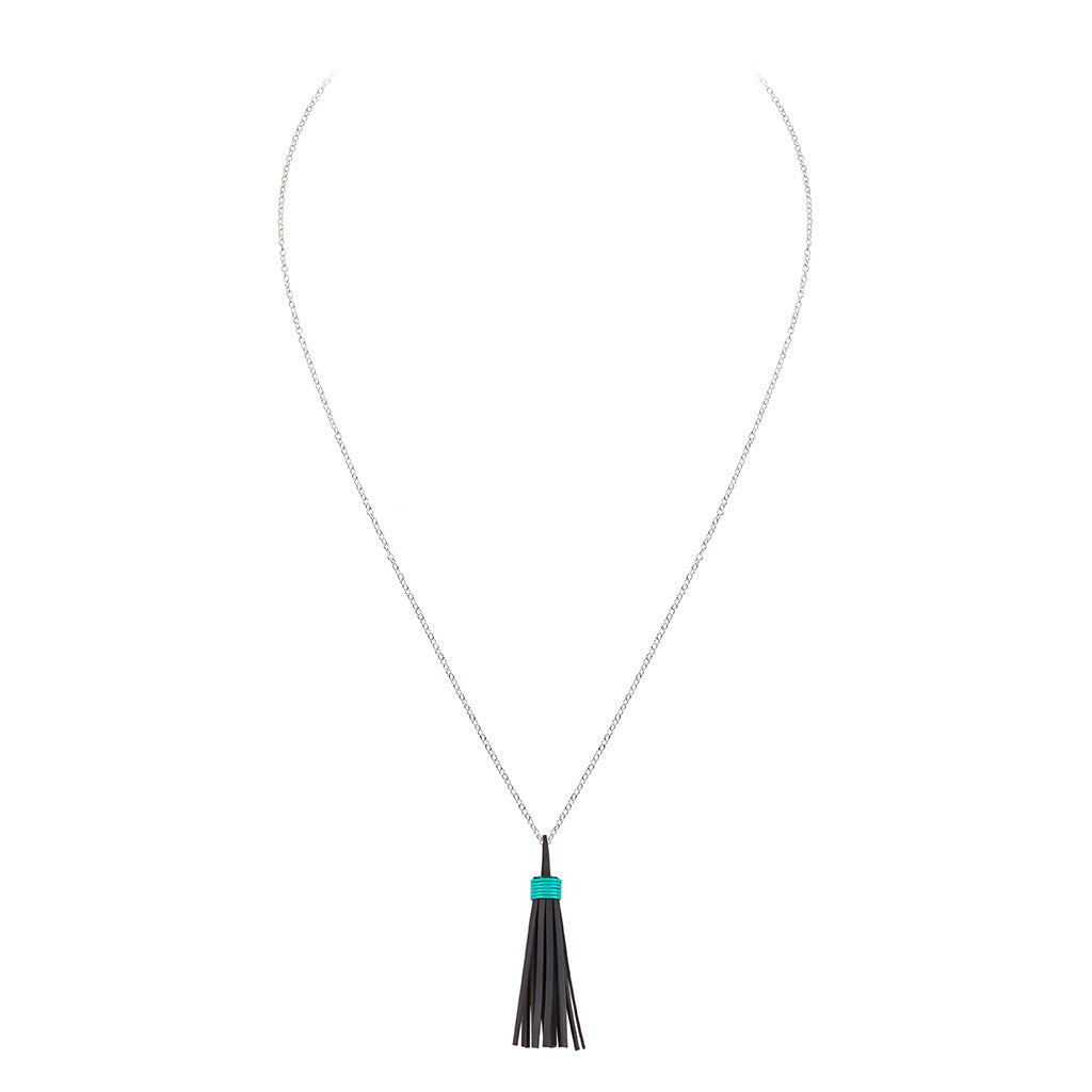 Asante Long Tassel Necklace-3