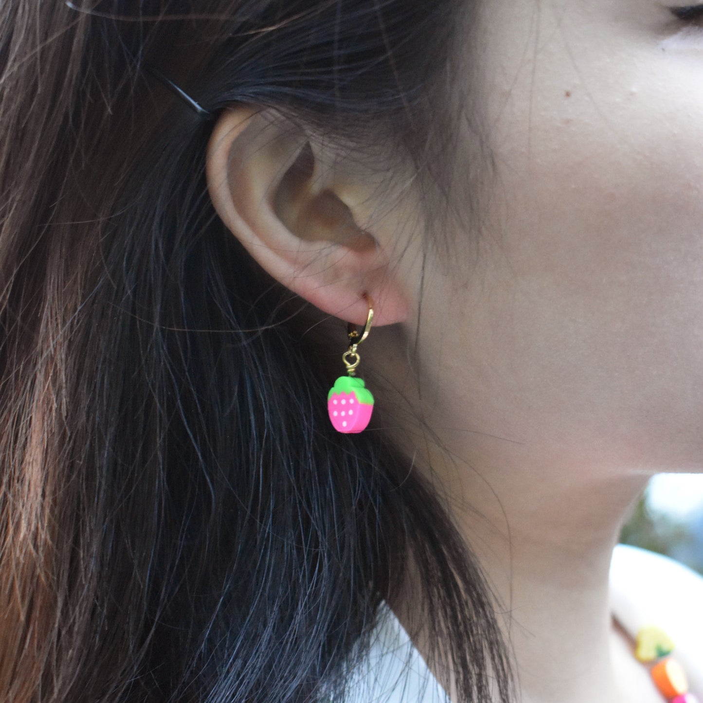 Strawberry Earrings | by Ifemi Jewels
