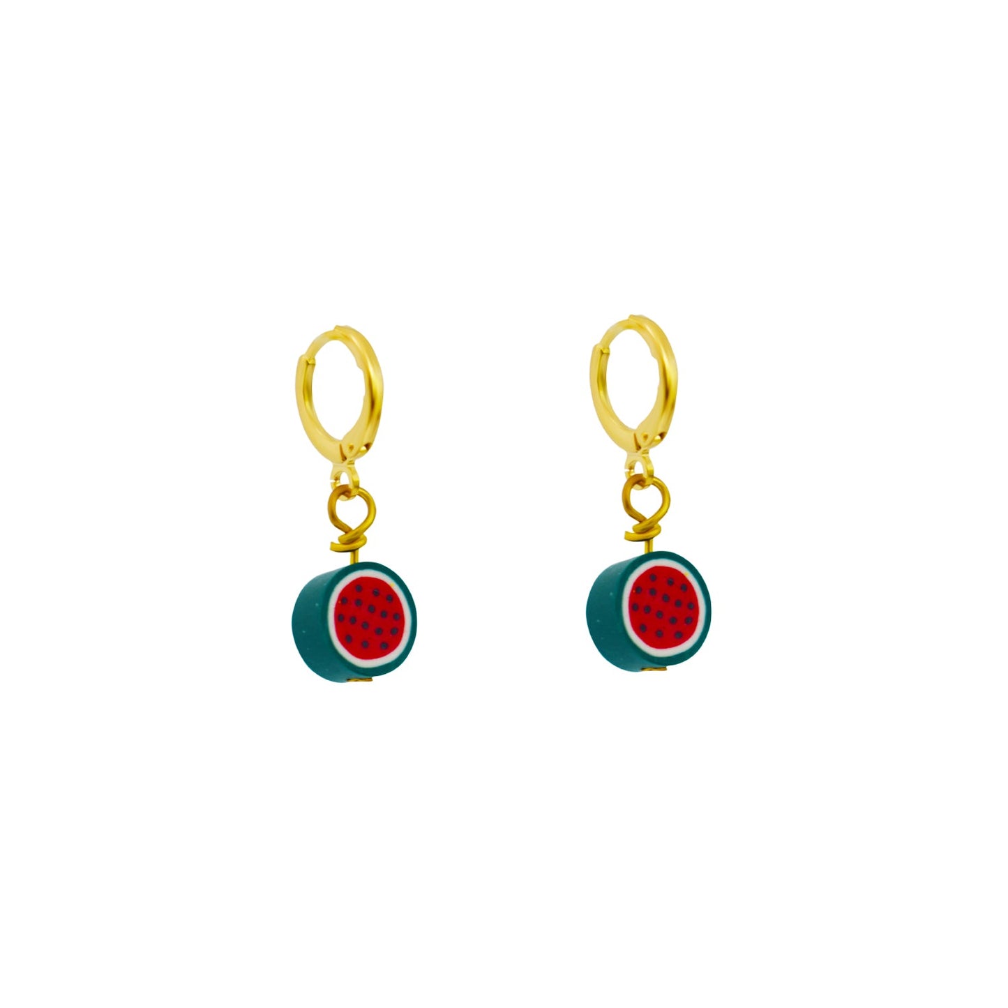 Watermelon huggie earrings | by Ifemi Jewels-4