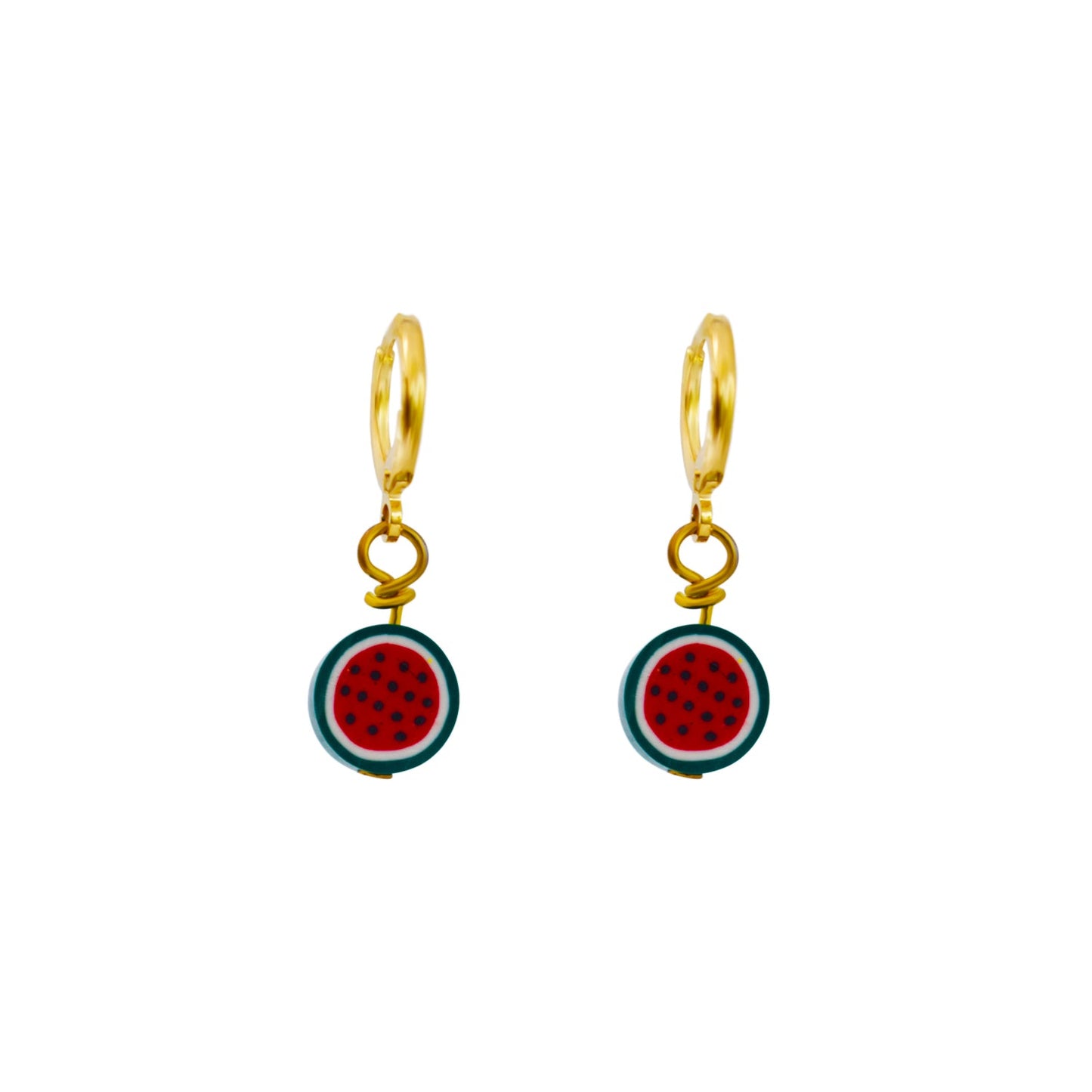 Watermelon huggie earrings | by Ifemi Jewels-2