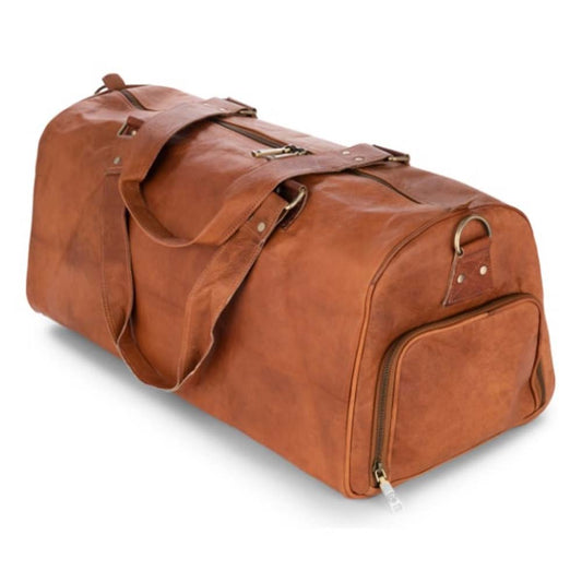 Cooper Allan Leather Duffel Bag
