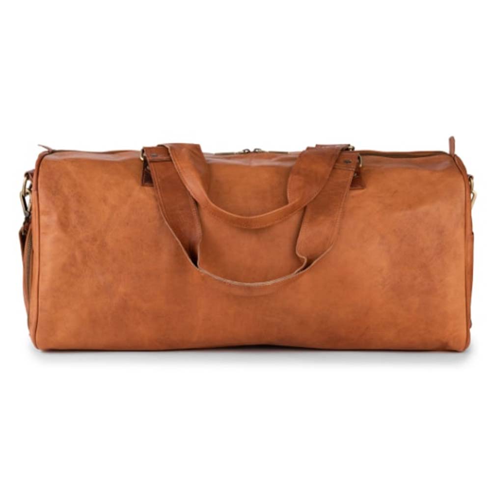 Cooper Allan Leather Duffel Bag