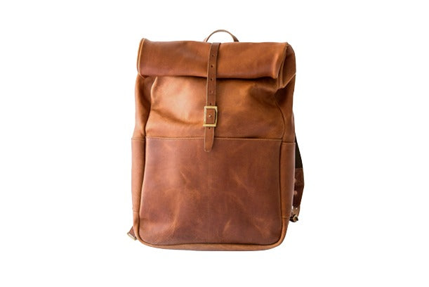 100% Genuine Roll 13*18 Inch Goat Leather Shoulder Backpack | Unisex CS CS9