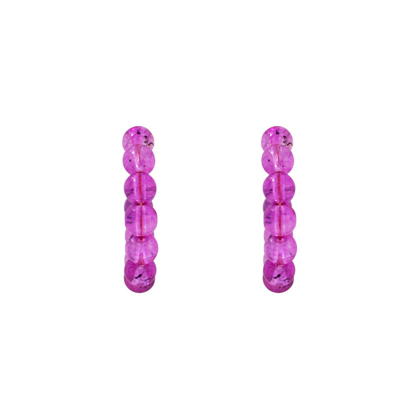 Pink Bubblegum Hoop Earrings, Bubblegum Earrings, Statement Hoop Earrings, Playful Pink Earrings, Pink Hoops | by lovedbynlanla