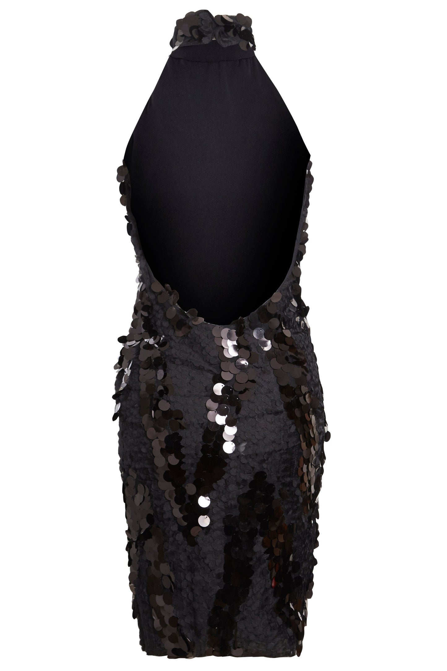 Sparkly Black Mini Dress-3