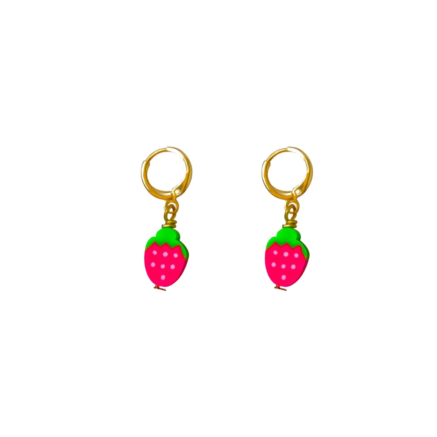 Strawberry Earrings | by Ifemi Jewels