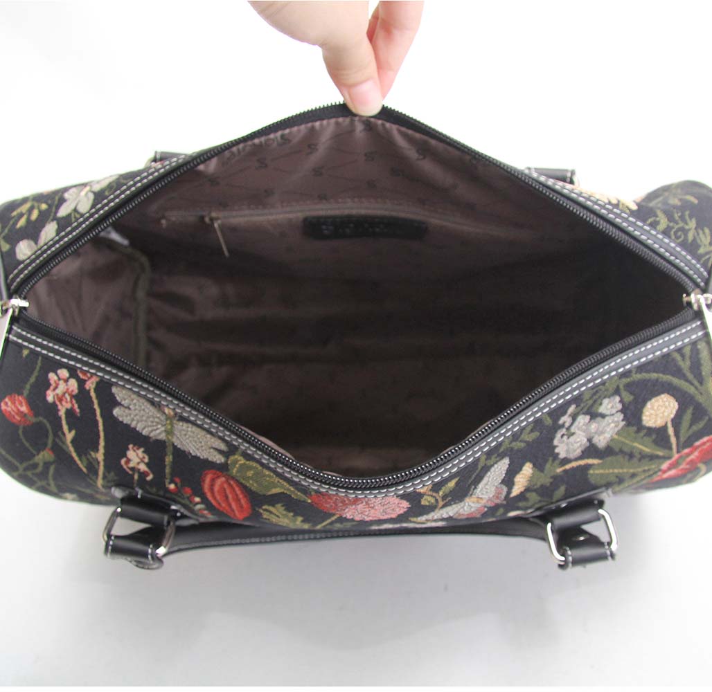 Morning Garden Black - Travel Bag
