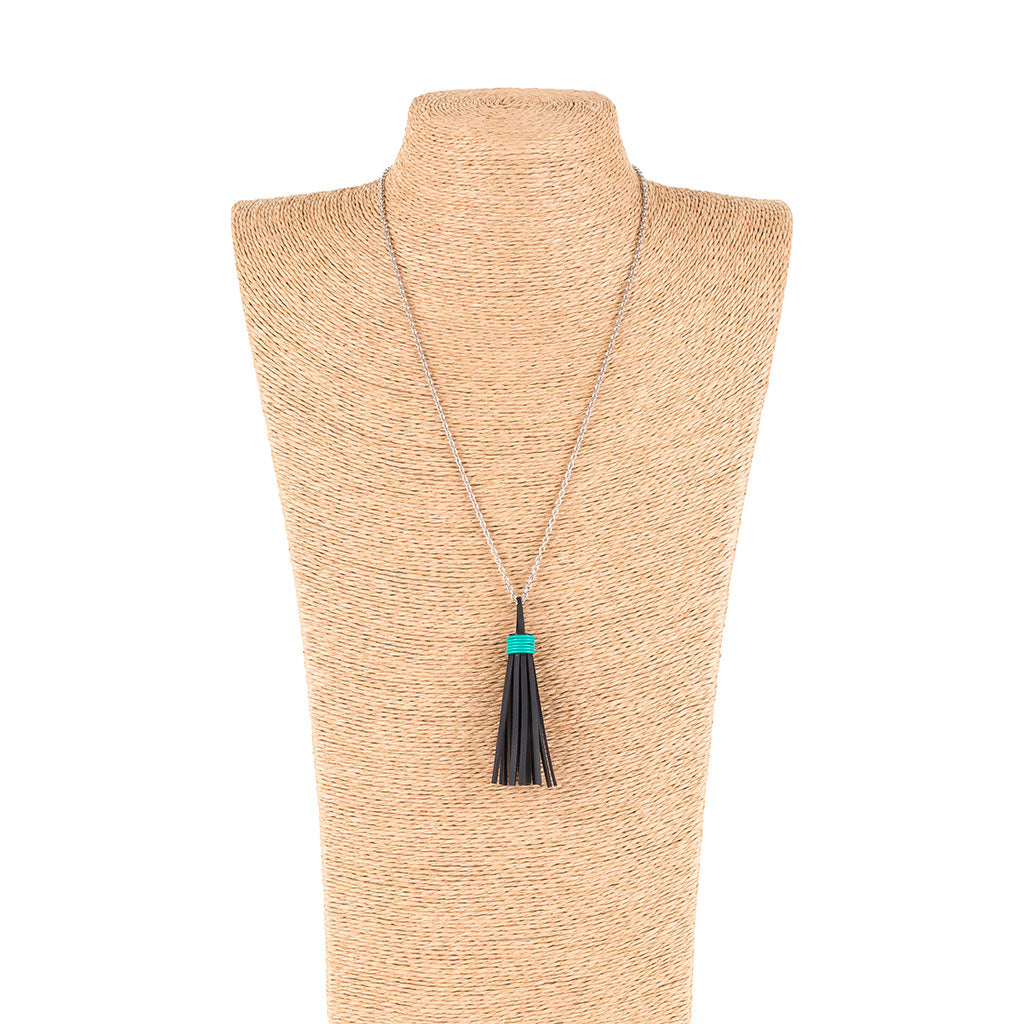 Asante Long Tassel Necklace-1