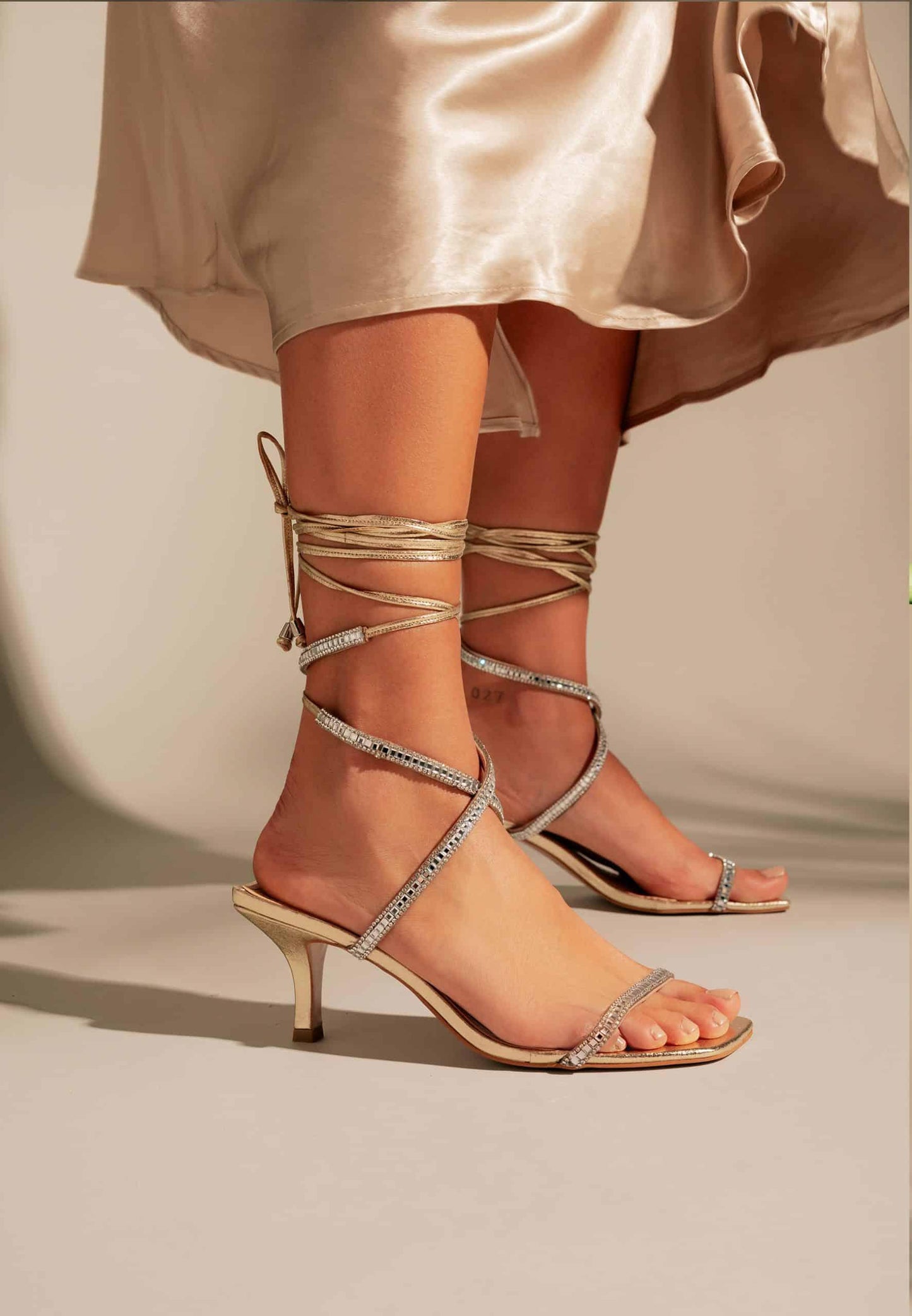 WOMENS Ankle Strap HEELED SANDALS