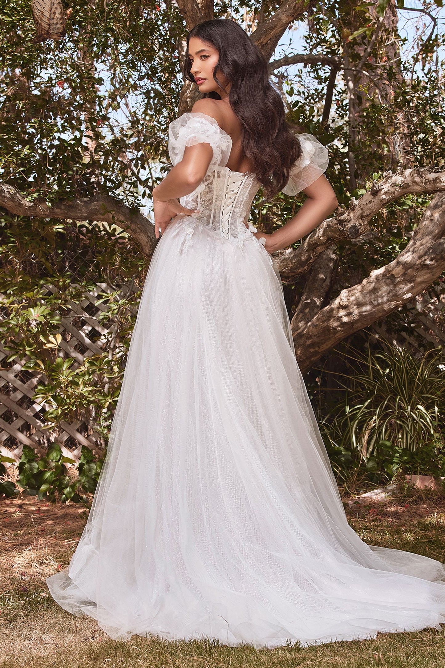 Cooper Allan Tux USA Strapless Floral Ball Gown