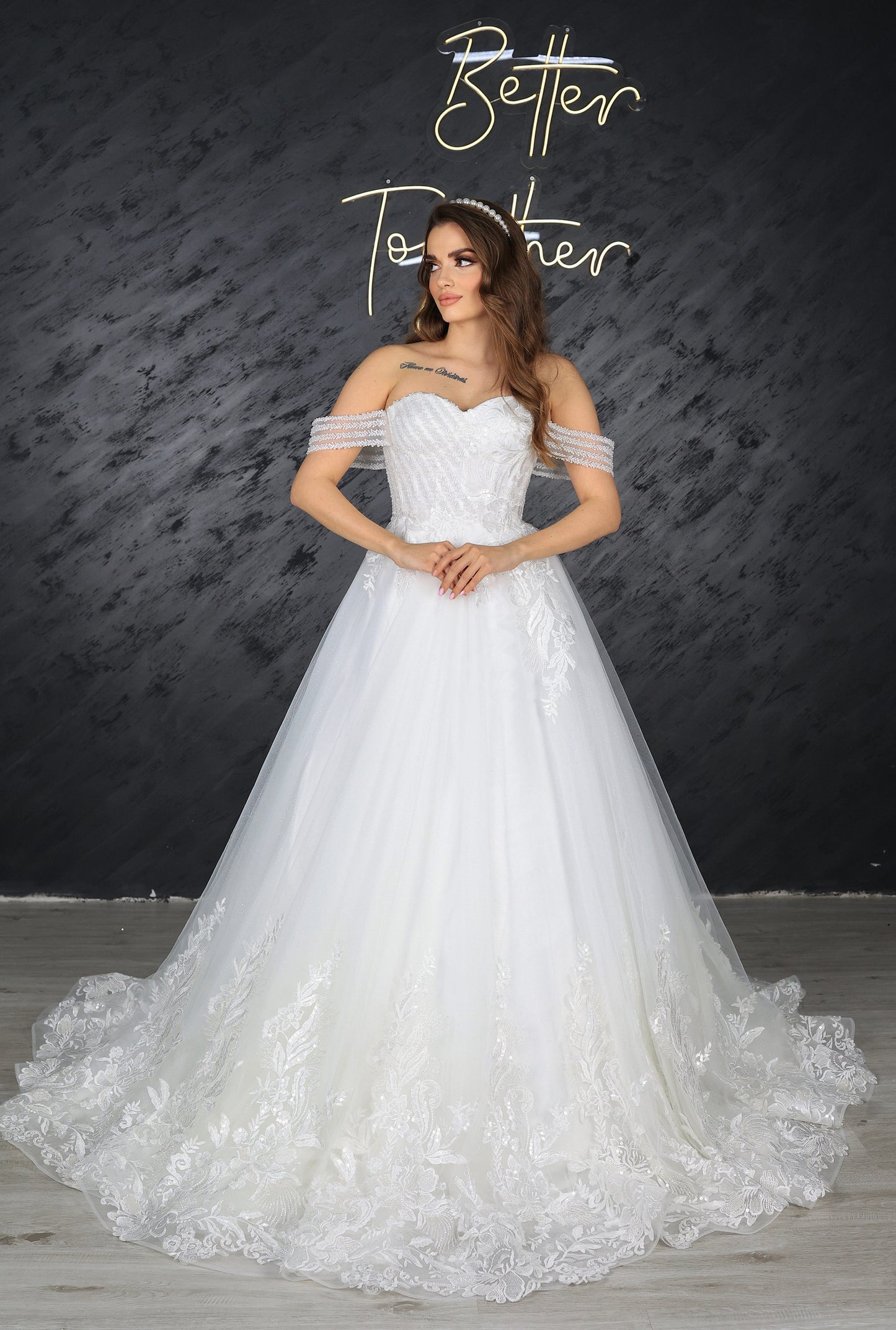 Nina a line wedding dress