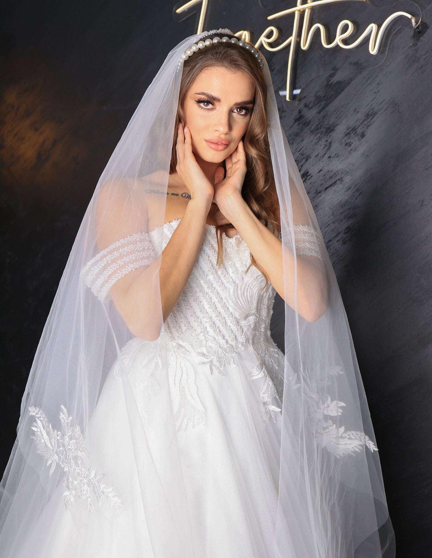 Nina a line wedding dress