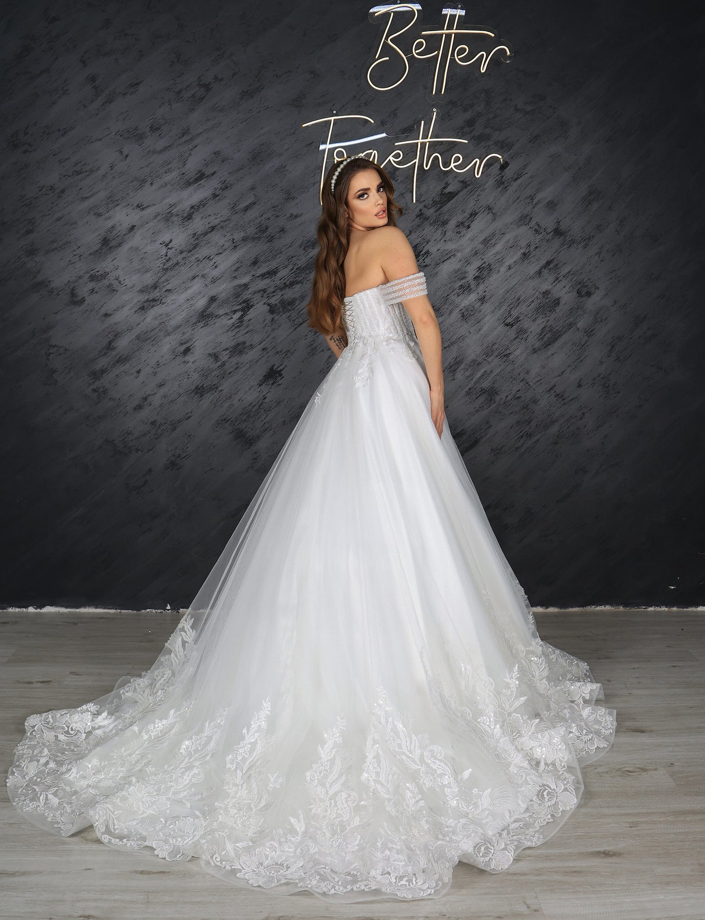Nina a line wedding dress