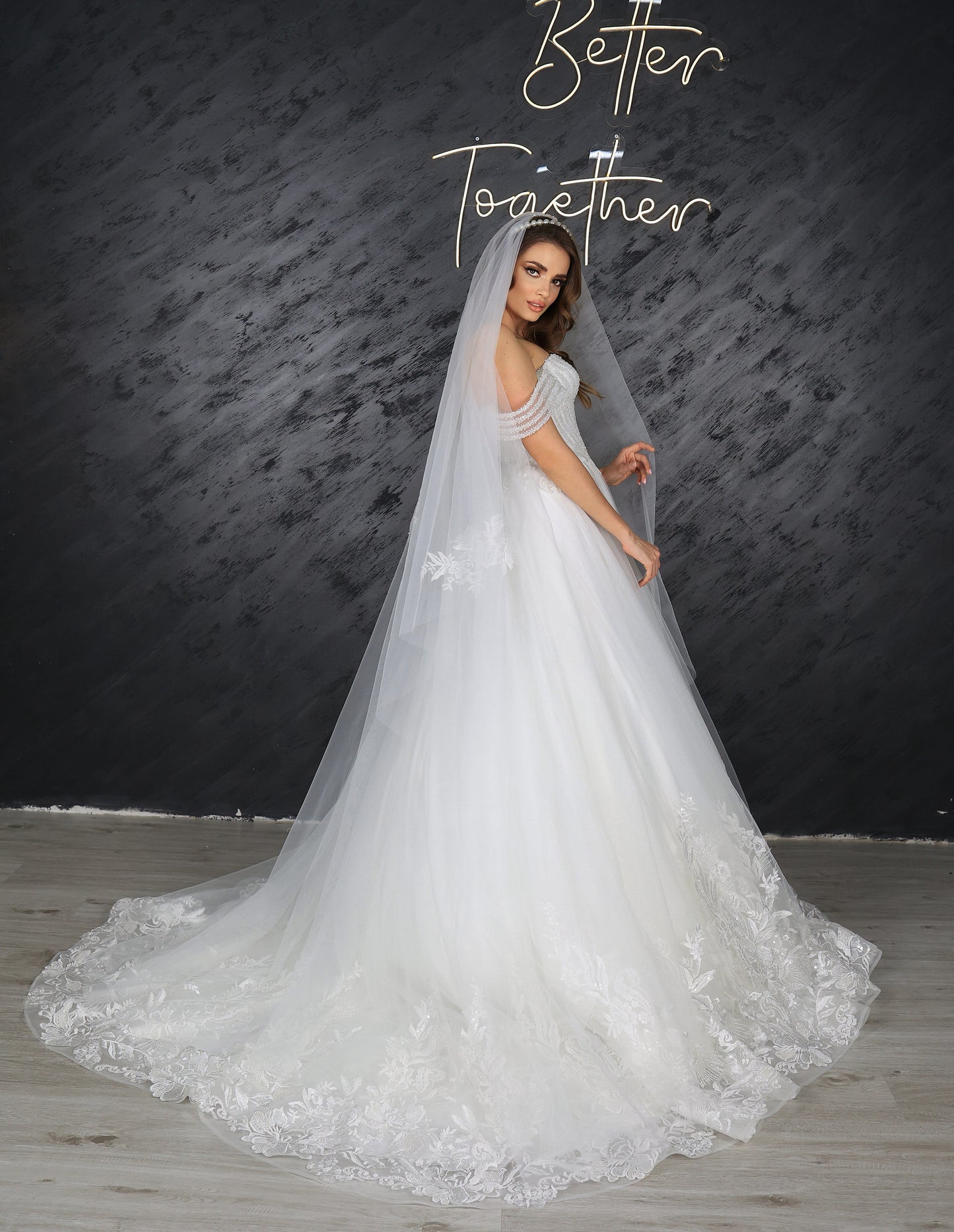 Nina a line wedding dress