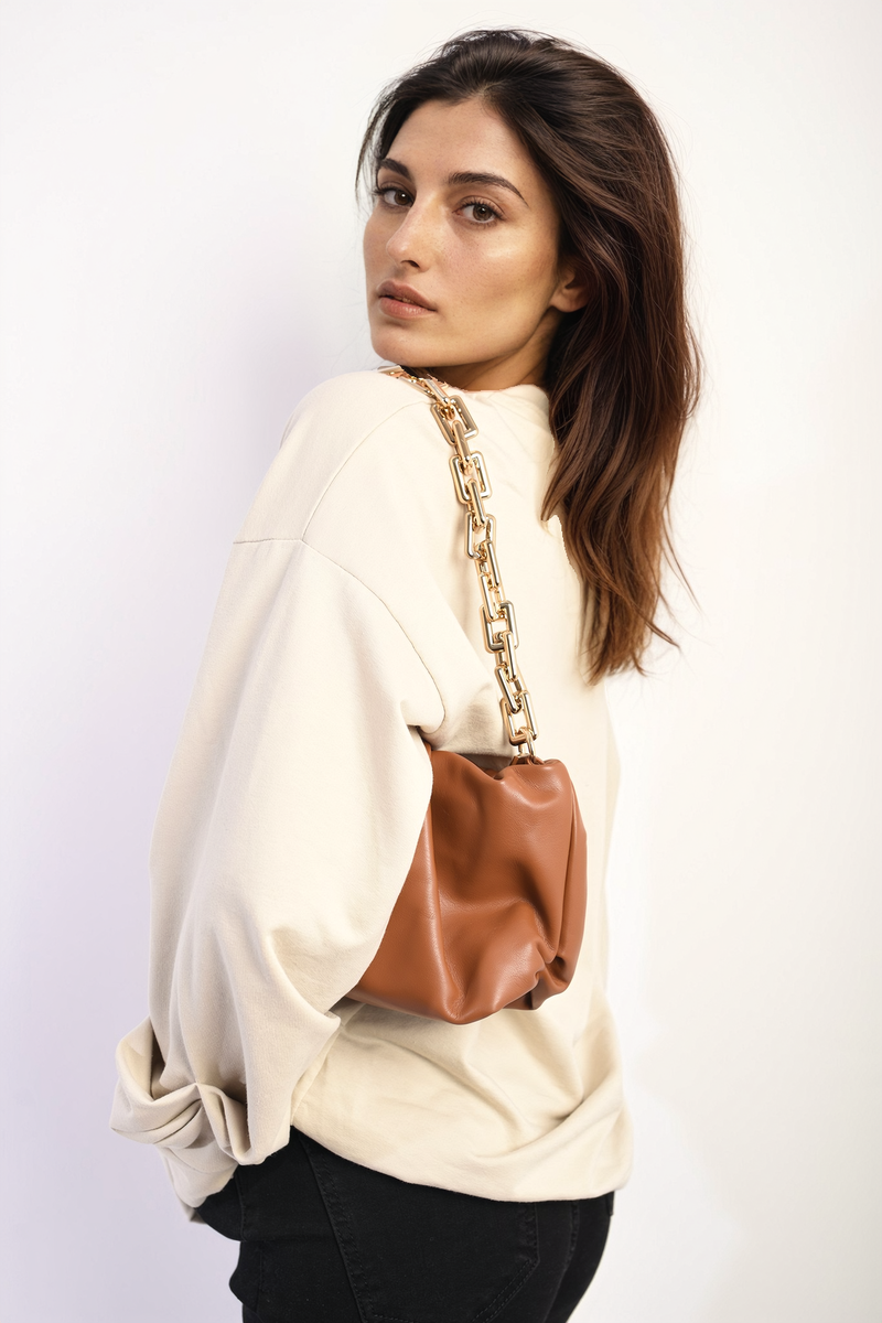 Moda Long Sleeve Bow Detail Jumper
