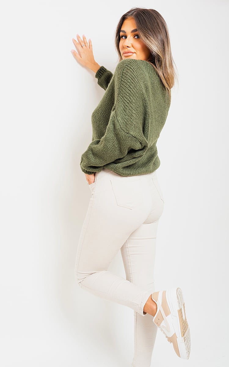 Moda V-Neck Button Down Knitted Cardigan