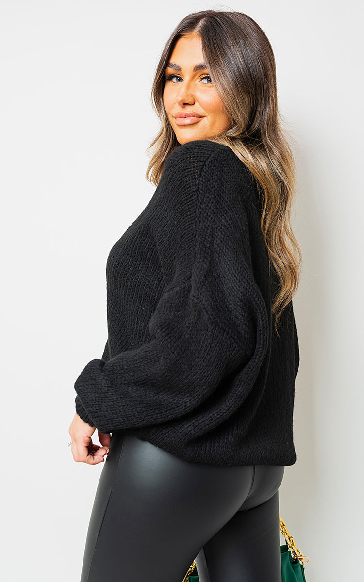Moda V-Neck Button Down Knitted Cardigan