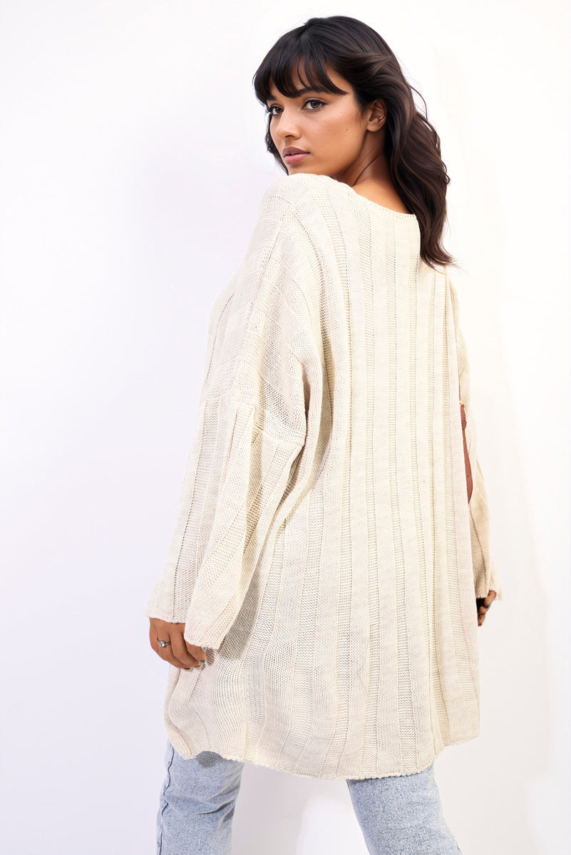 Moda Oversized Knitted Jumper