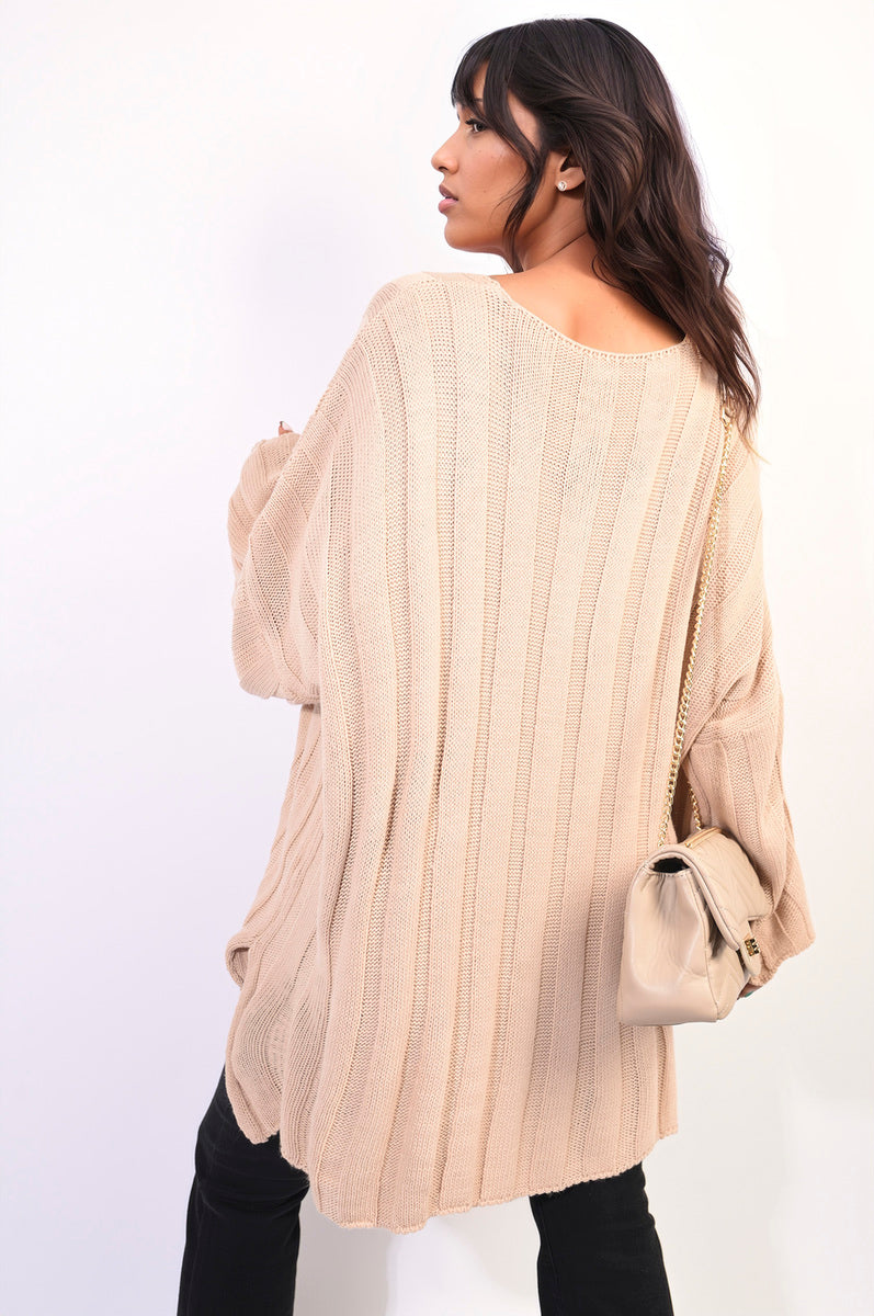 Moda Oversized Knitted Jumper