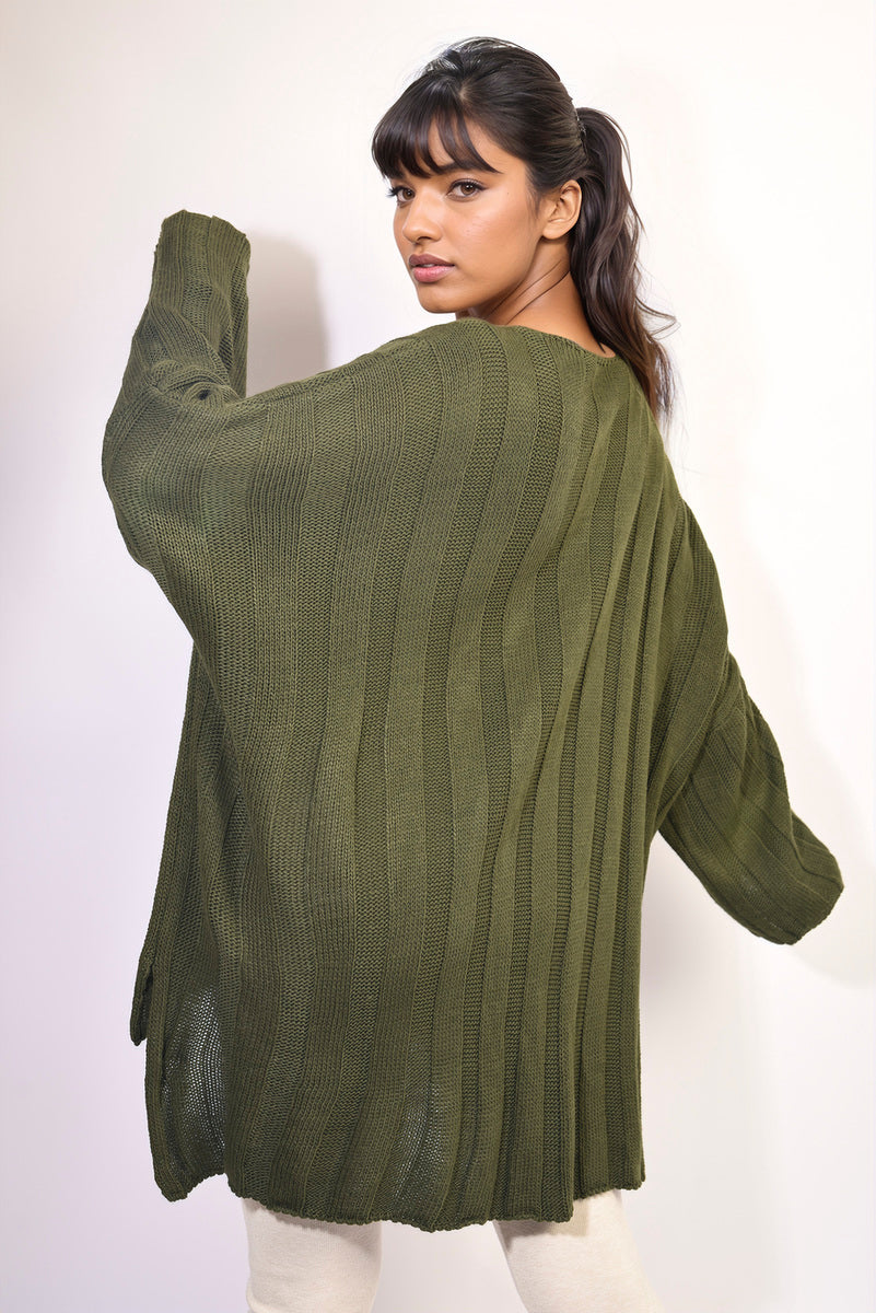 Moda Oversized Knitted Jumper