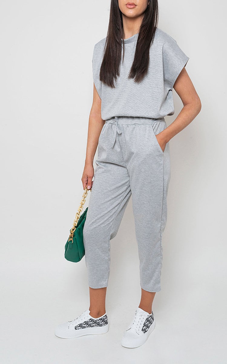 Moda Short Sleeve Boxy Lounge Wear Co-ord Set