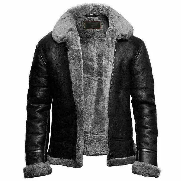 Men’s B3 RAF Aviator Sheepskin Shearling Flight Jacket