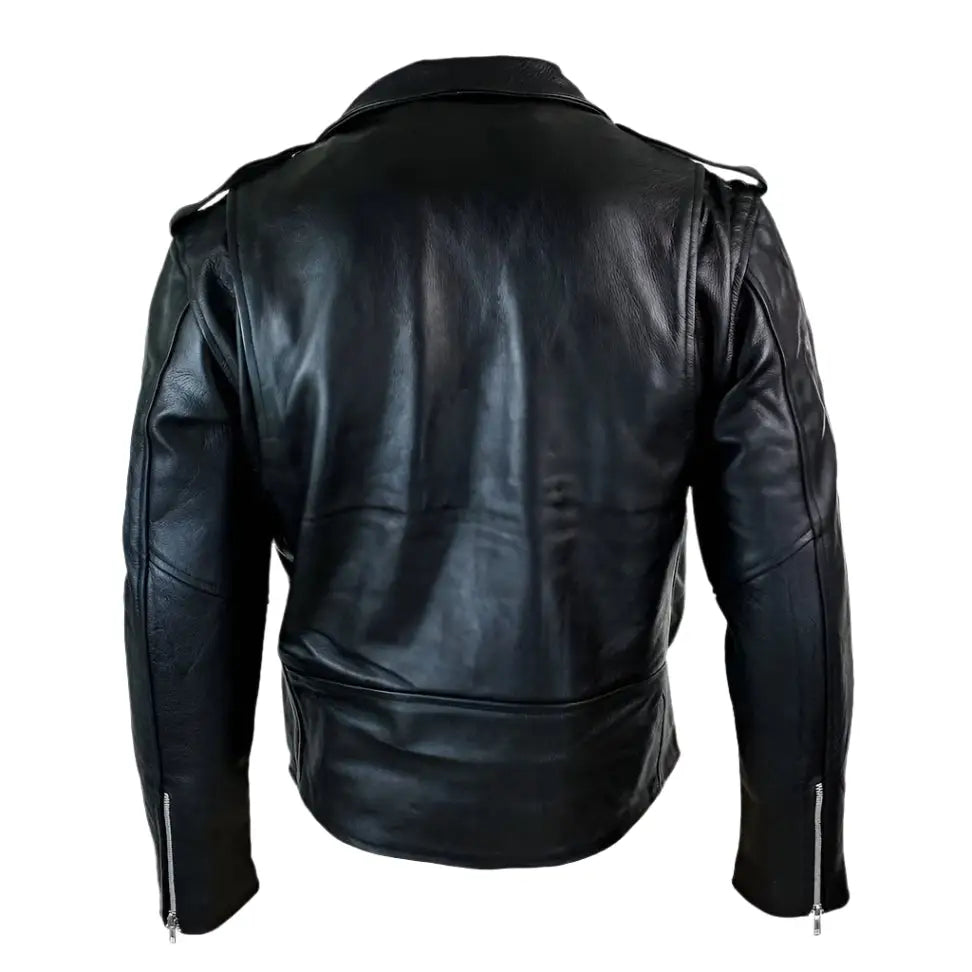 Men’s Brando-Style Retro Biker Jacket-1