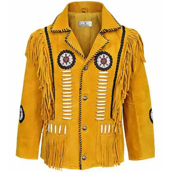 Men's Indian Western Leather Rider Jacket