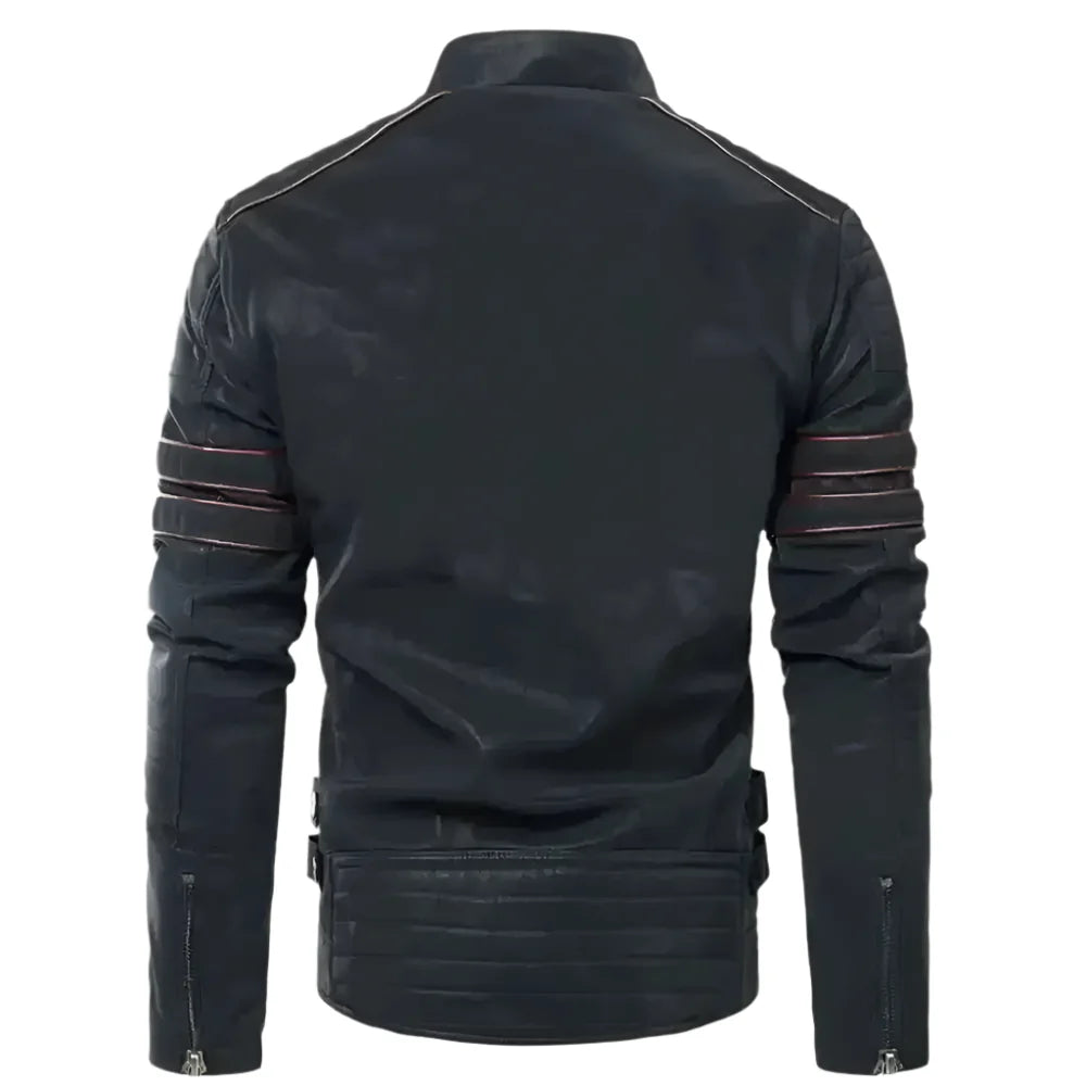 Men’s Pegasus Leather Biker Jacket