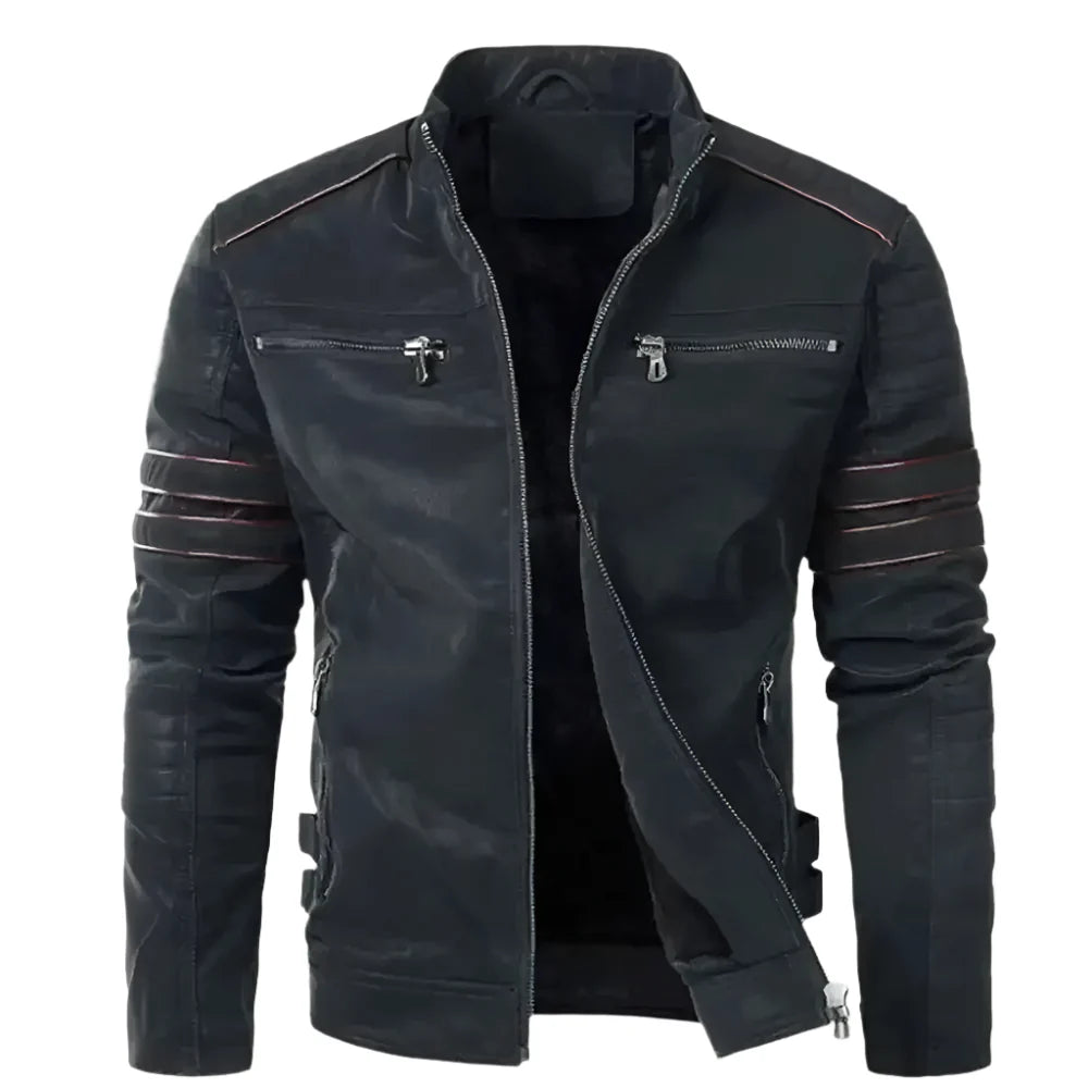 Men’s Pegasus Leather Biker Jacket