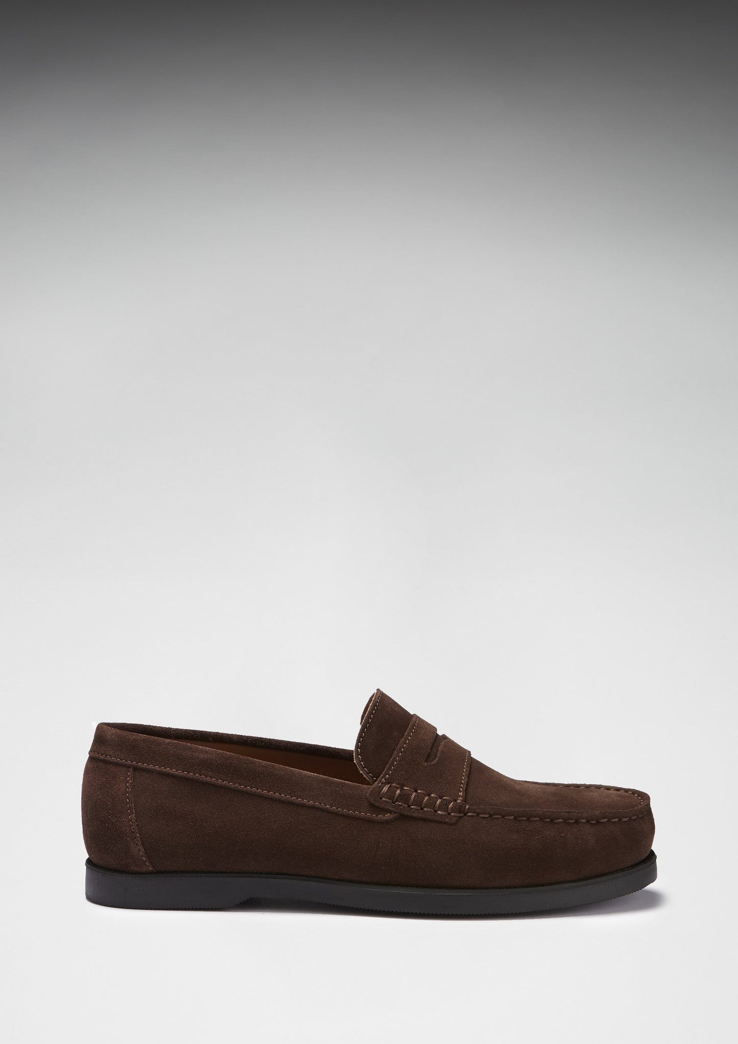 Boat Loafers, brown suede-4