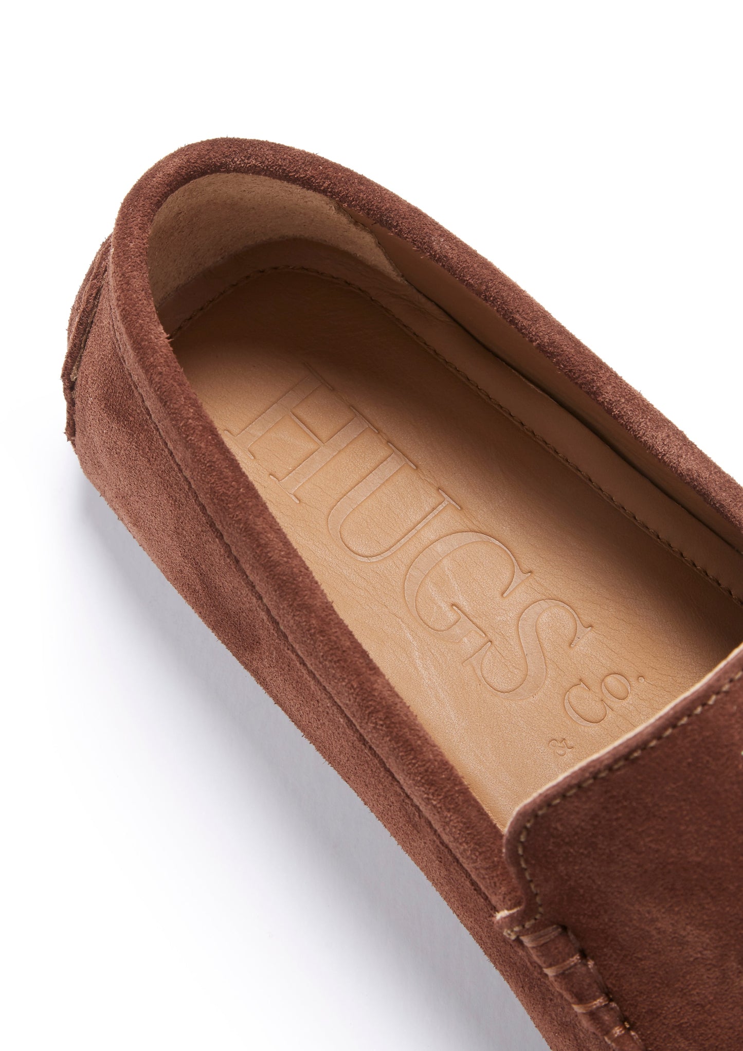 Tasselled Driving Loafers, mahogany brown suede-4