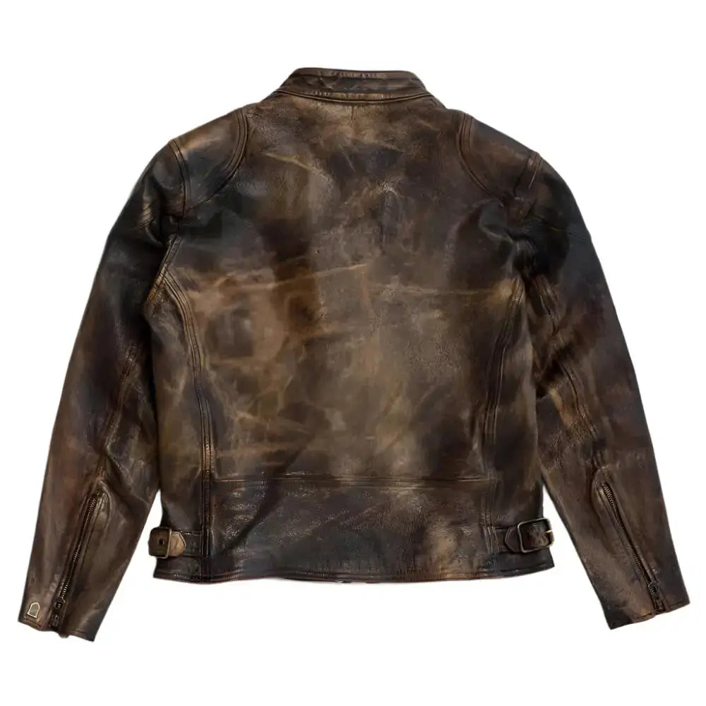 Men’s Vintage Horsehide Leather Jacket-1