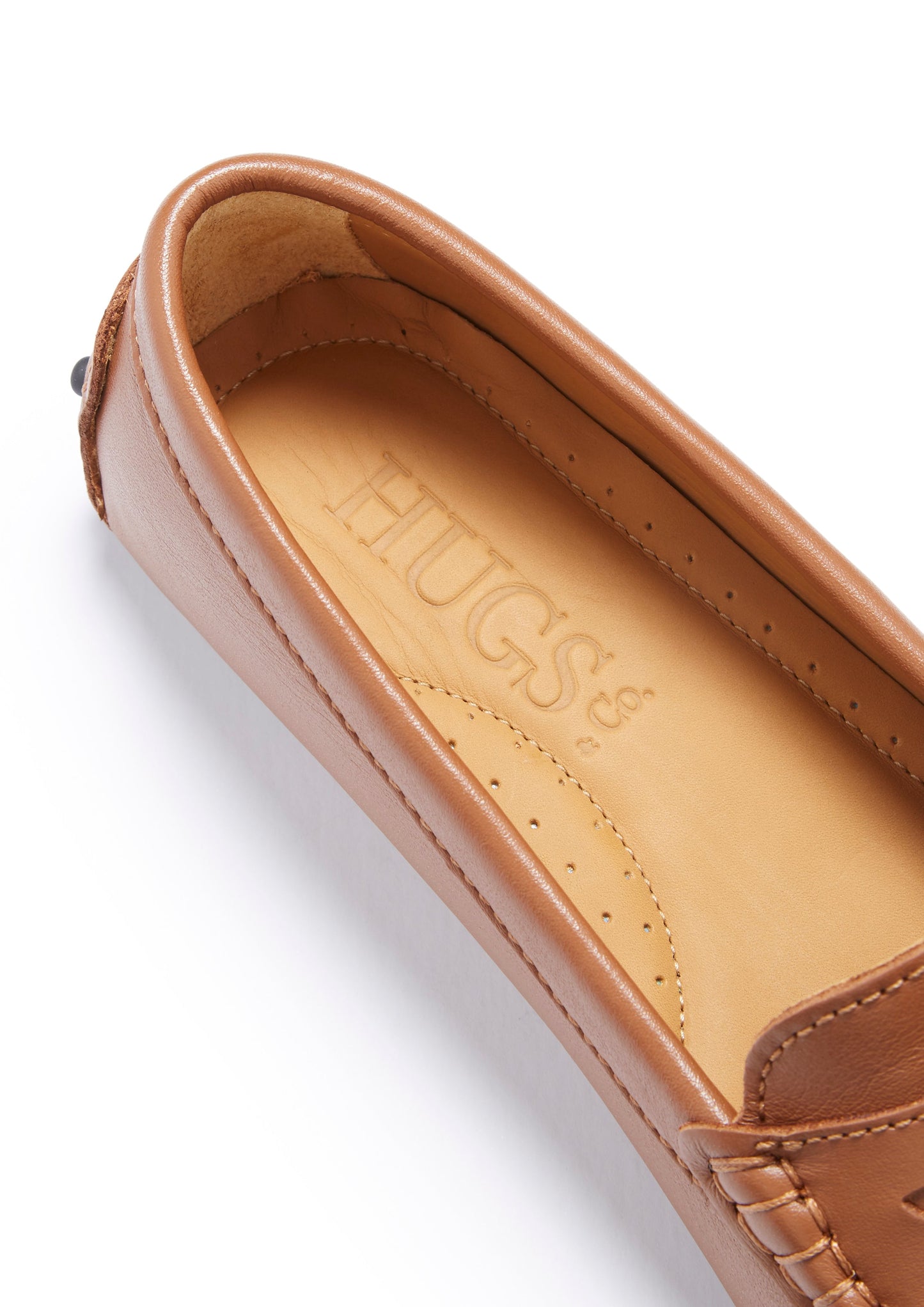 Women's Penny Driving Loafers, tan leather-3