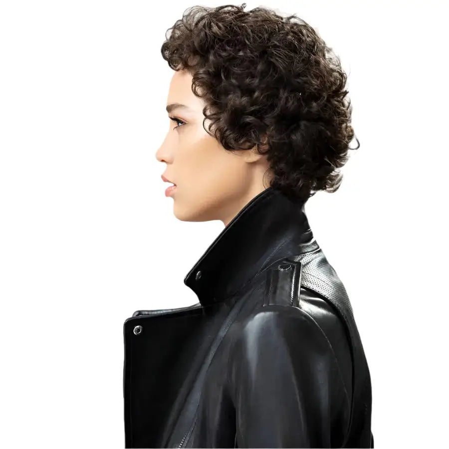 Womens Black Lambskin Leather Jacket