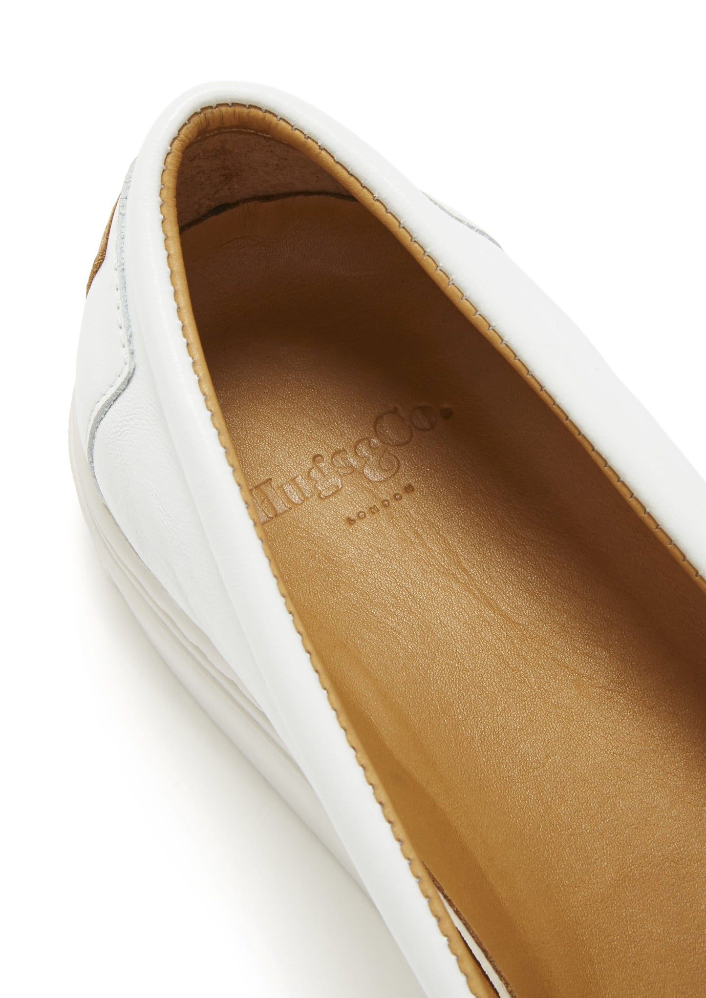 Women's Slip-On Sneakers, white leather-4