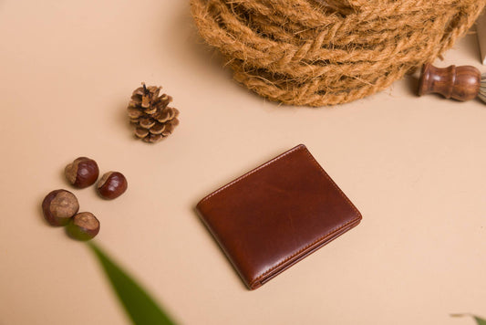 Cooper Allan Bifold Cognac Leather Walle 17 R