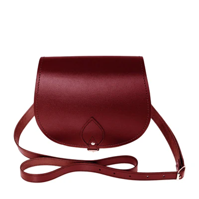 Cooper Allan Handmade Leather Saddle Bag - Oxblood