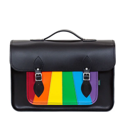 Cooper Allan Handmade Leather Satchel Bag - Pride Made in England