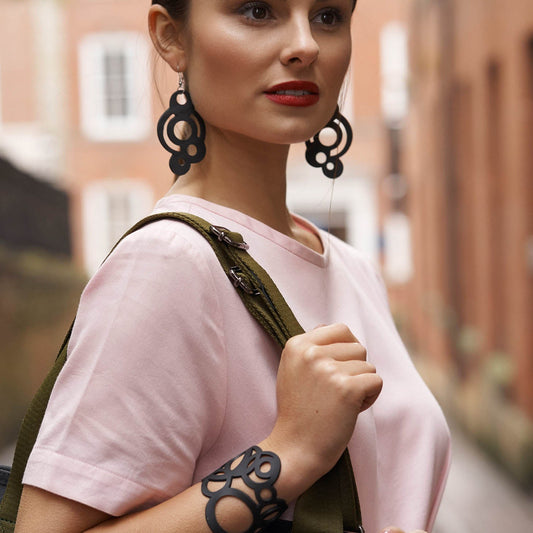 Circular Inner Tube Earrings-0