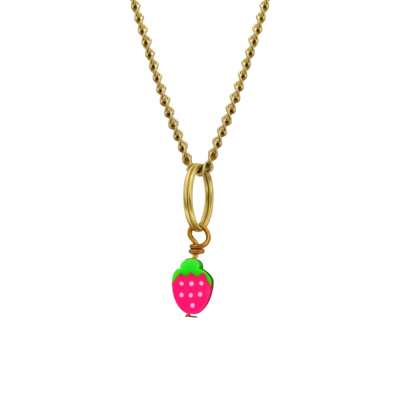 Strawberry Pendant Necklace | by Ifemi Jewels