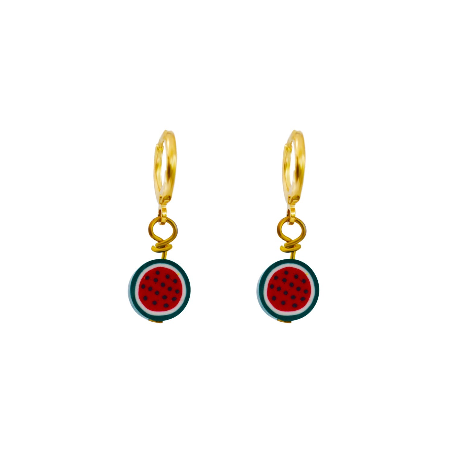 Watermelon huggie earrings | by Ifemi Jewels-2