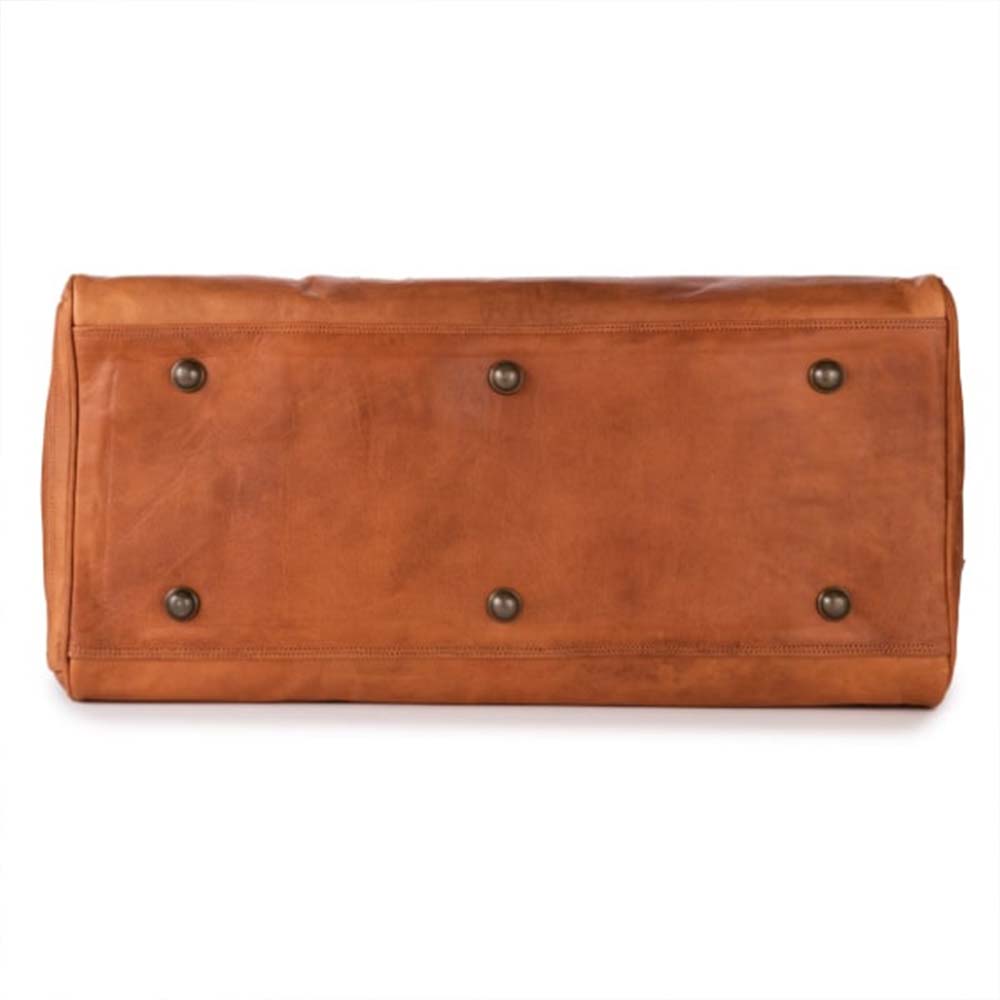 Cooper Allan Leather Duffel Bag