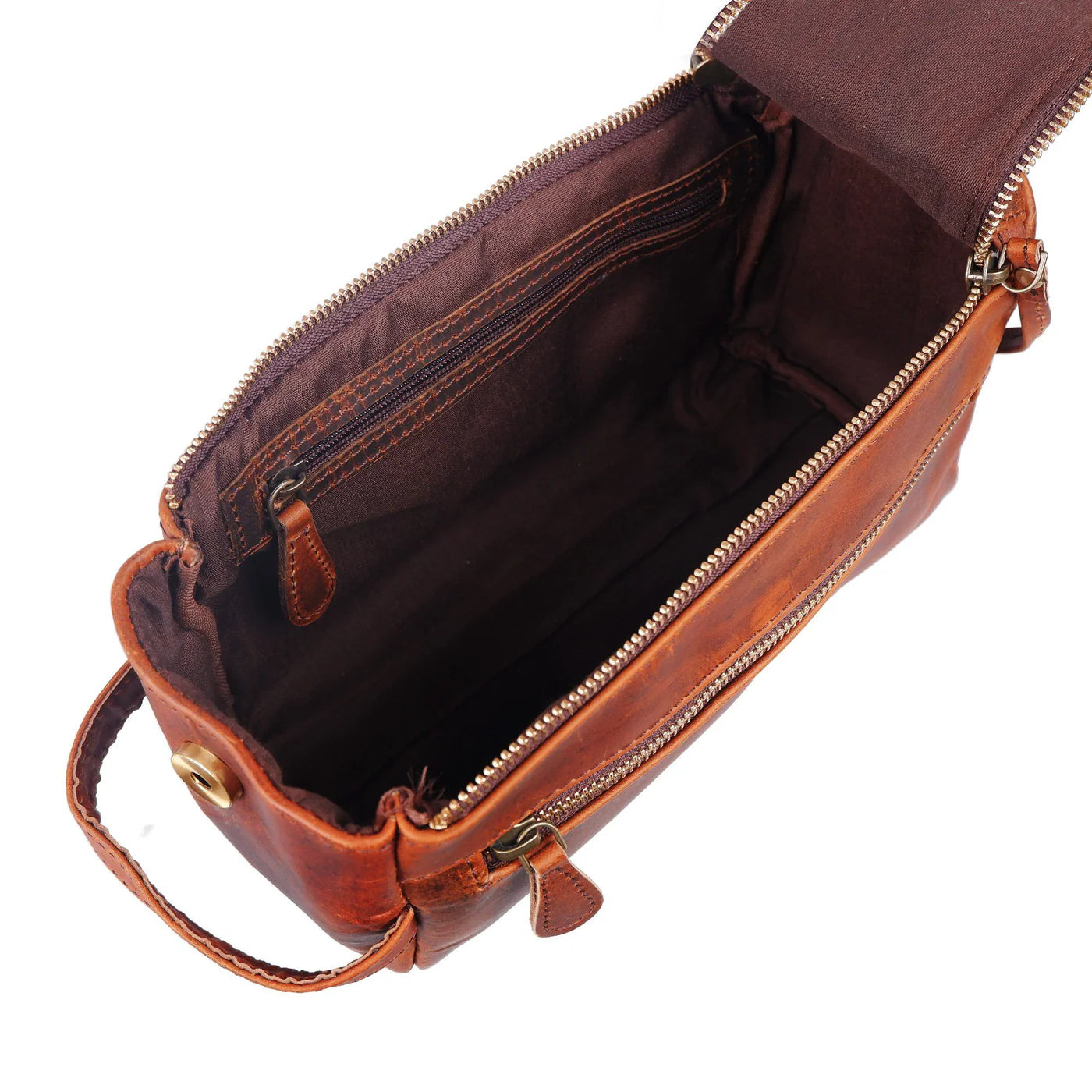 Cooper Allan Vintage Buffalo Leather