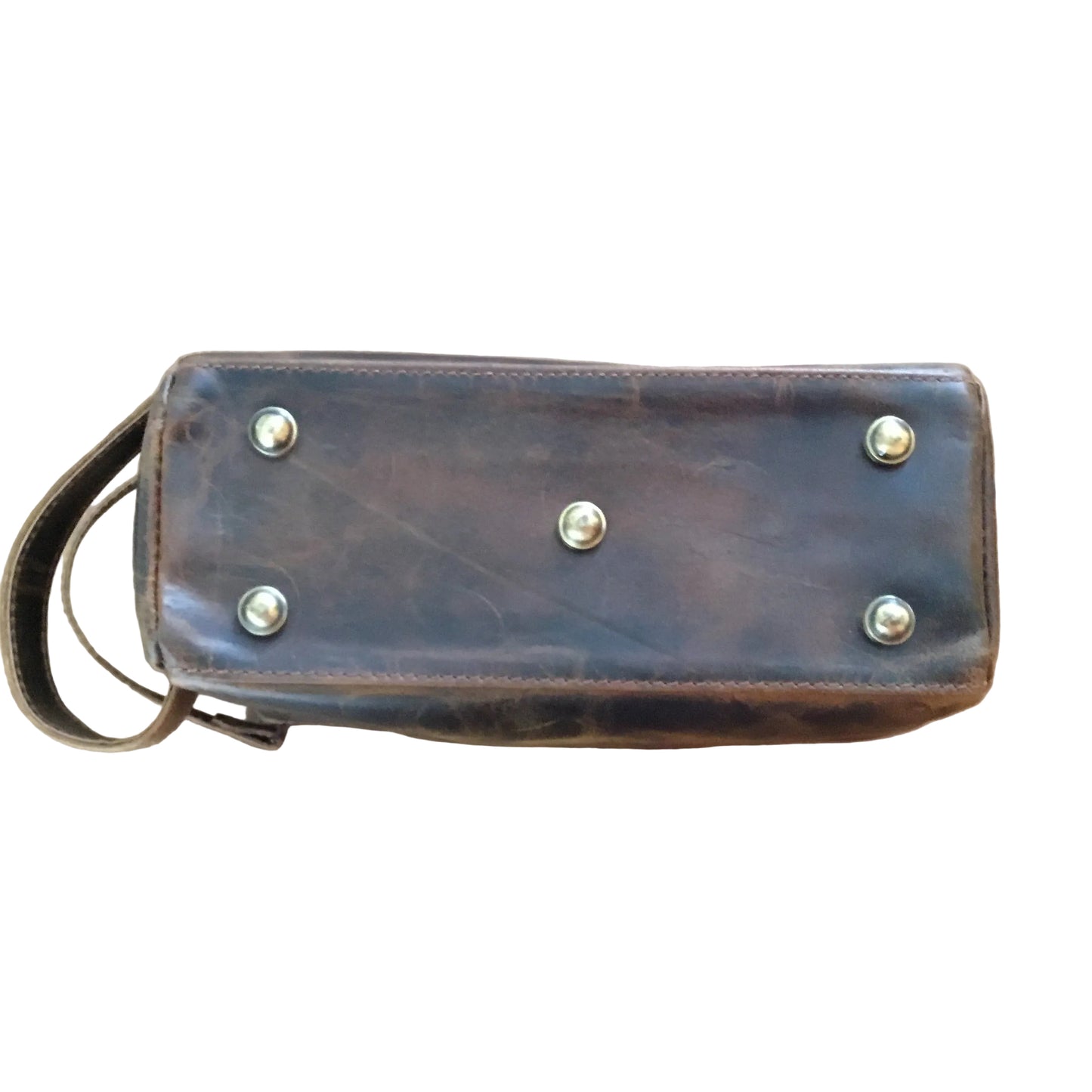 Handmade Full Grain Buffalo Leather vintage toiletry bag