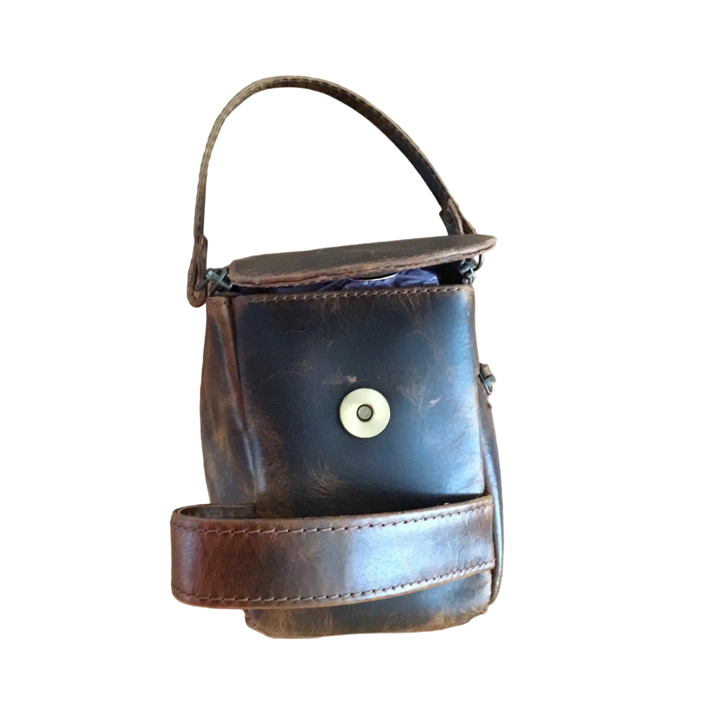 Handmade Full Grain Buffalo Leather vintage toiletry bag